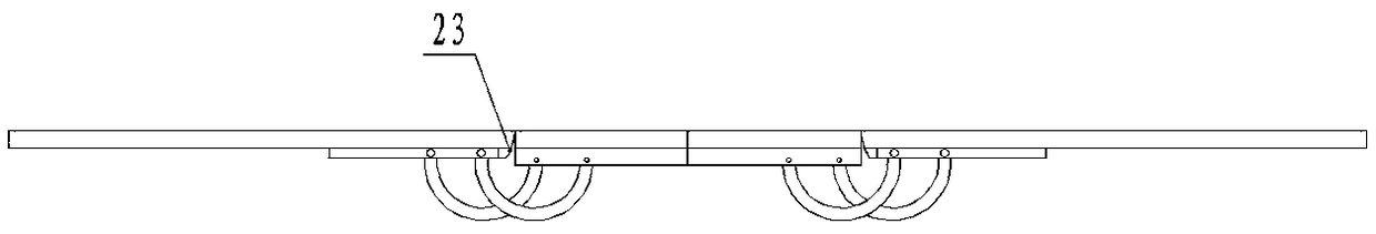 Unmanned aerial vehicle landing gear stored on automobile logo position of automobile