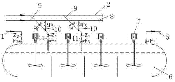 Oxygen adding system and method for reactor iron removing