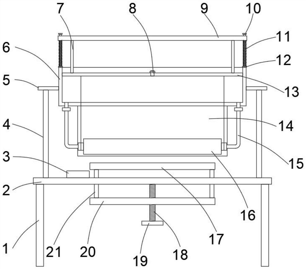 Flame-retardant plywood gluing device and using method thereof