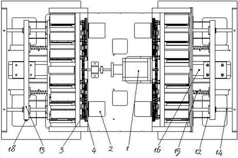 Prod falling and penetrating mechanism of novel and full-automatic stringing machine