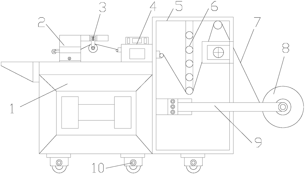 Plastic bag cutting mechanism of bag making machine