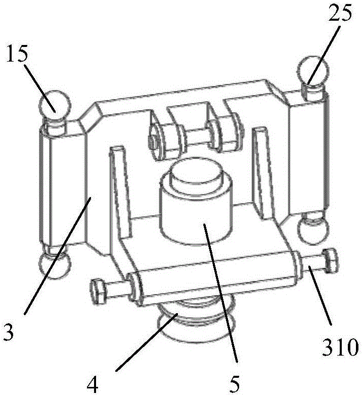 Multi-coordinate high-speed parallel robot mechanism