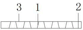 Slope greening system with drainage structure for preventing landslip caused by rainwater