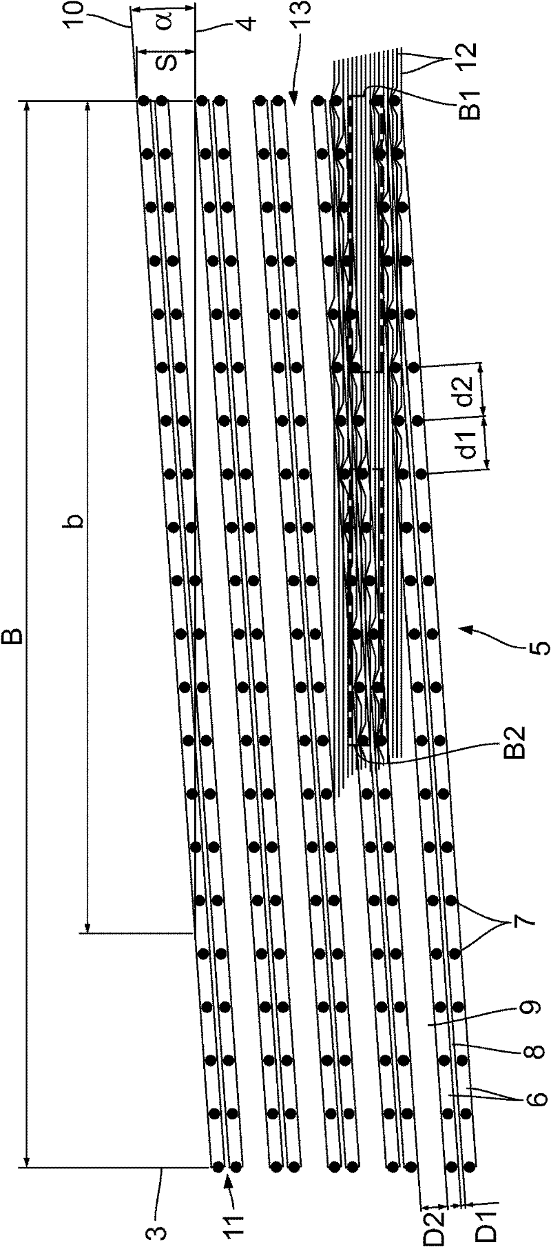 Comb segment for a circular comb