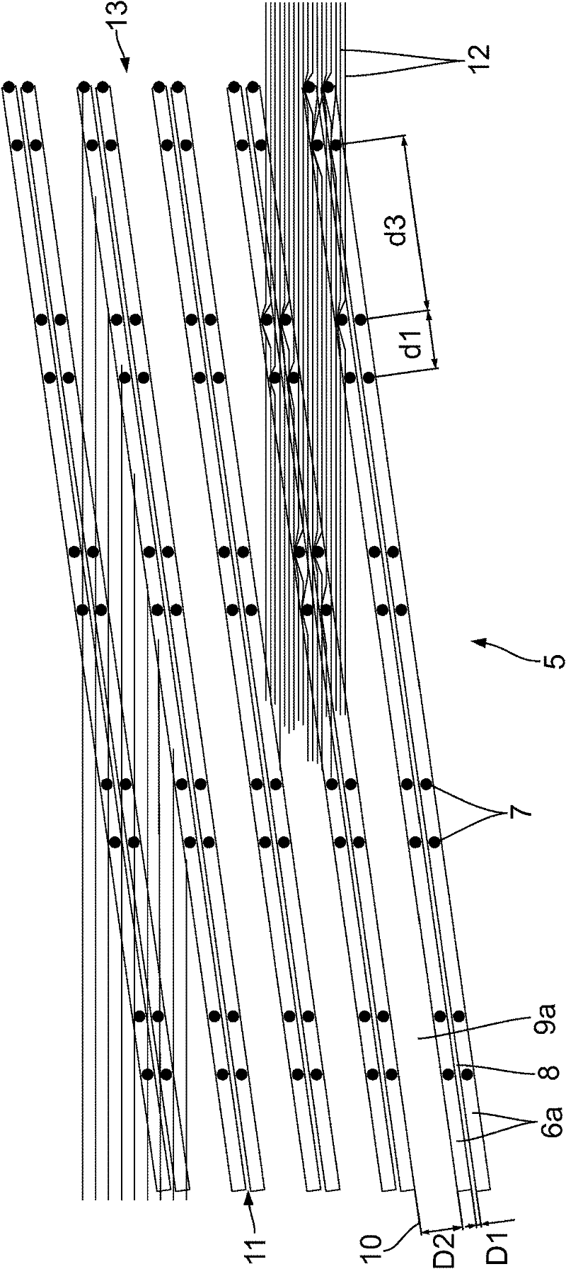 Comb segment for a circular comb