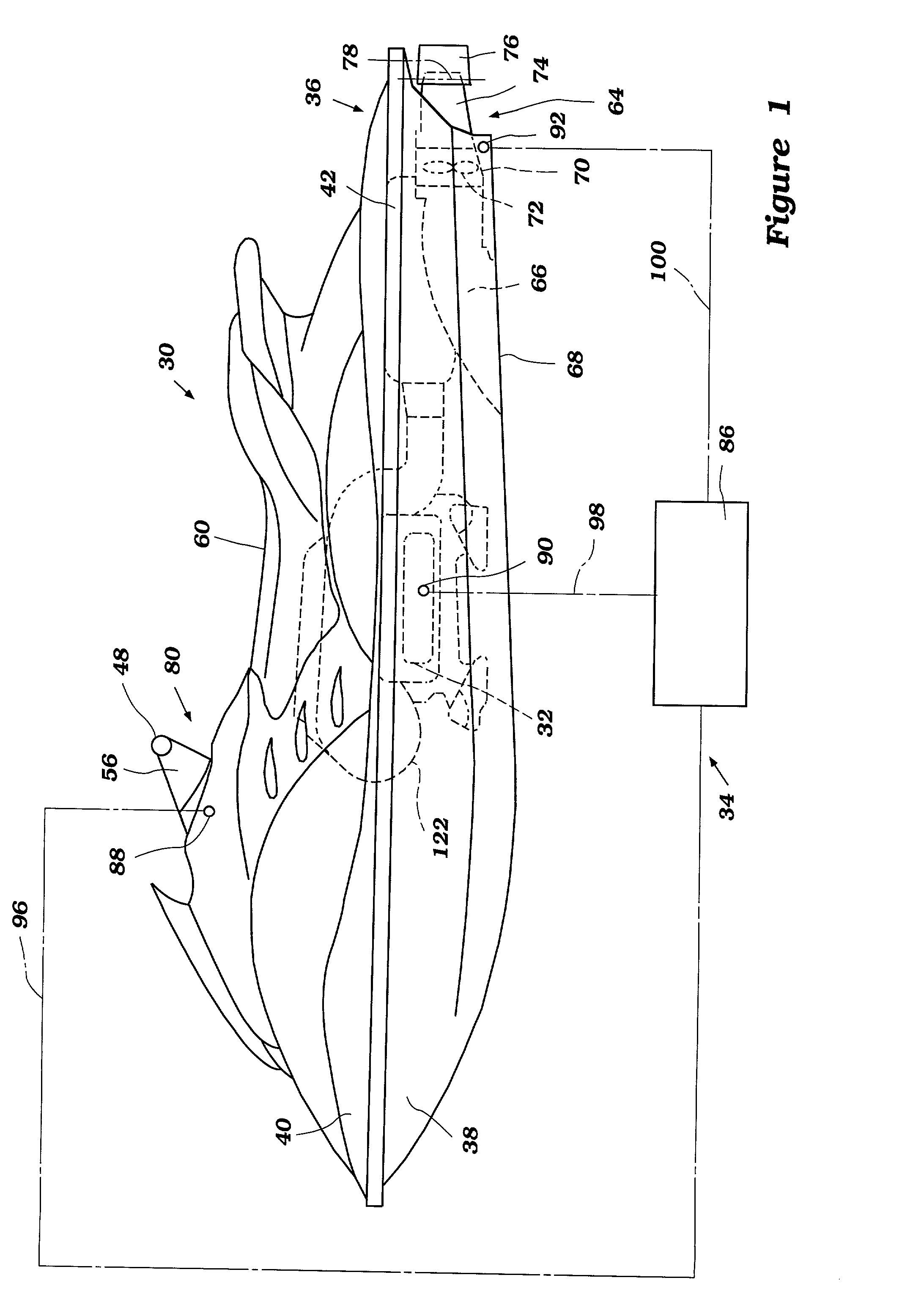 Engine output control for watercraft