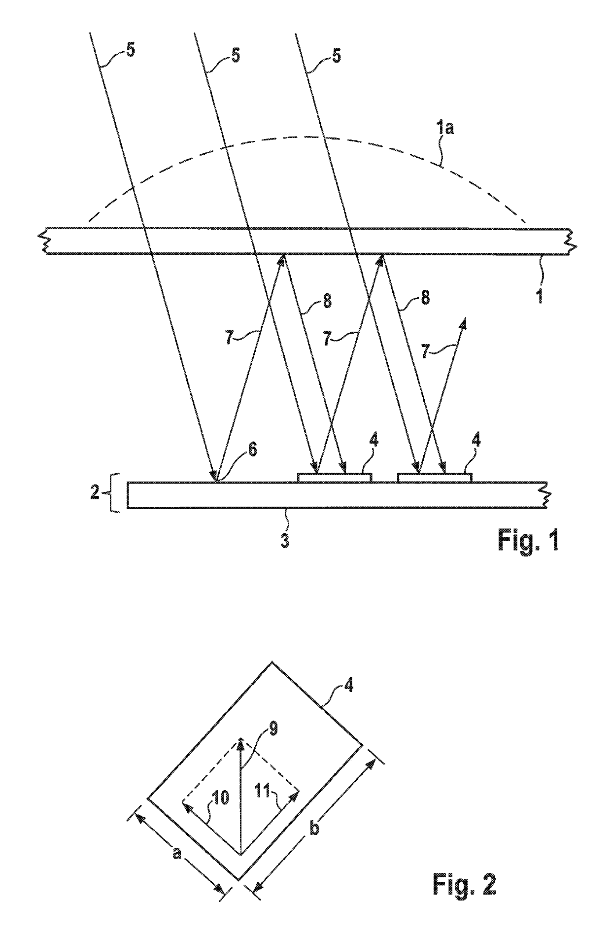 Device for receiving microwave radiation