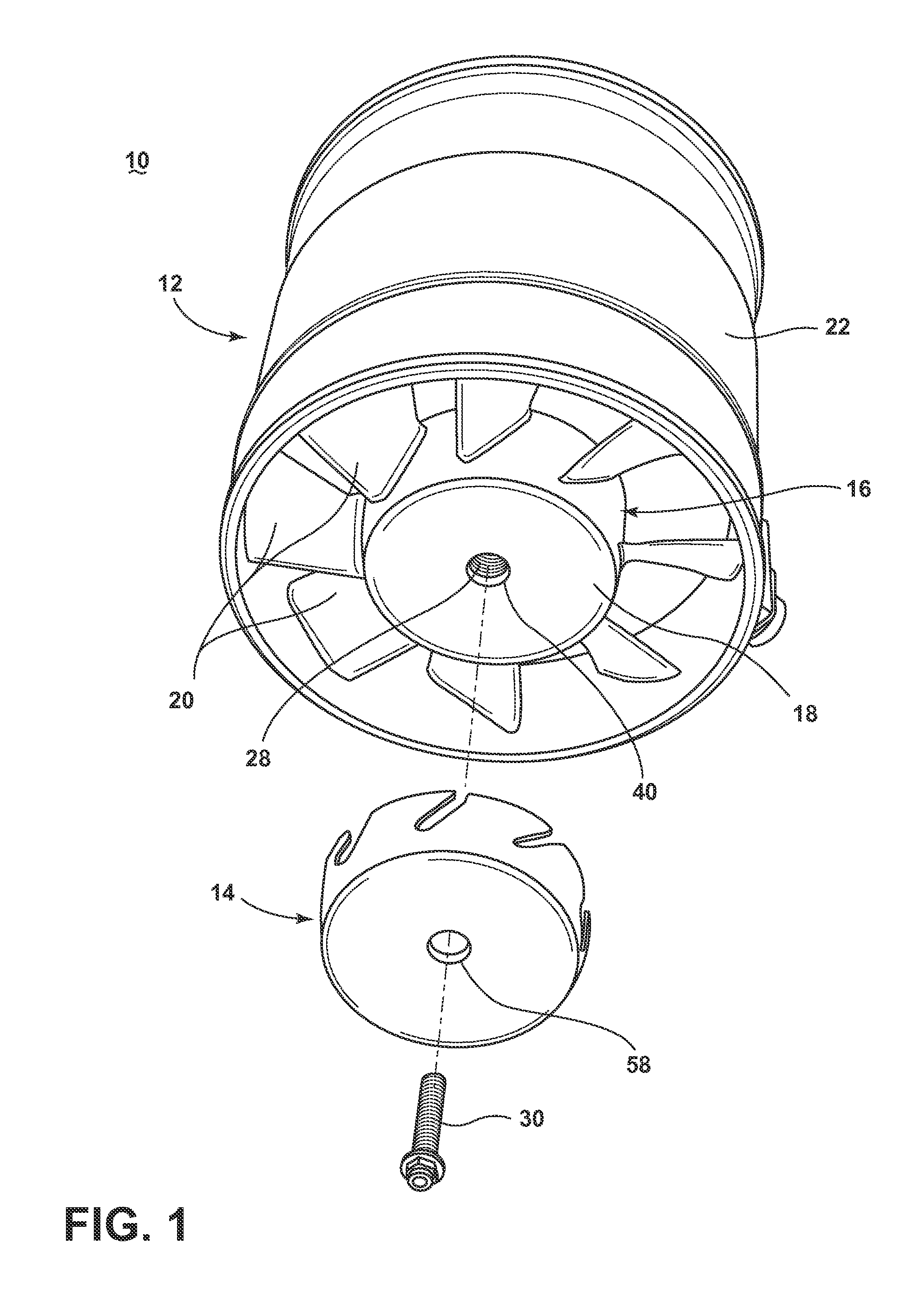 Fan assembly and fan hub cap