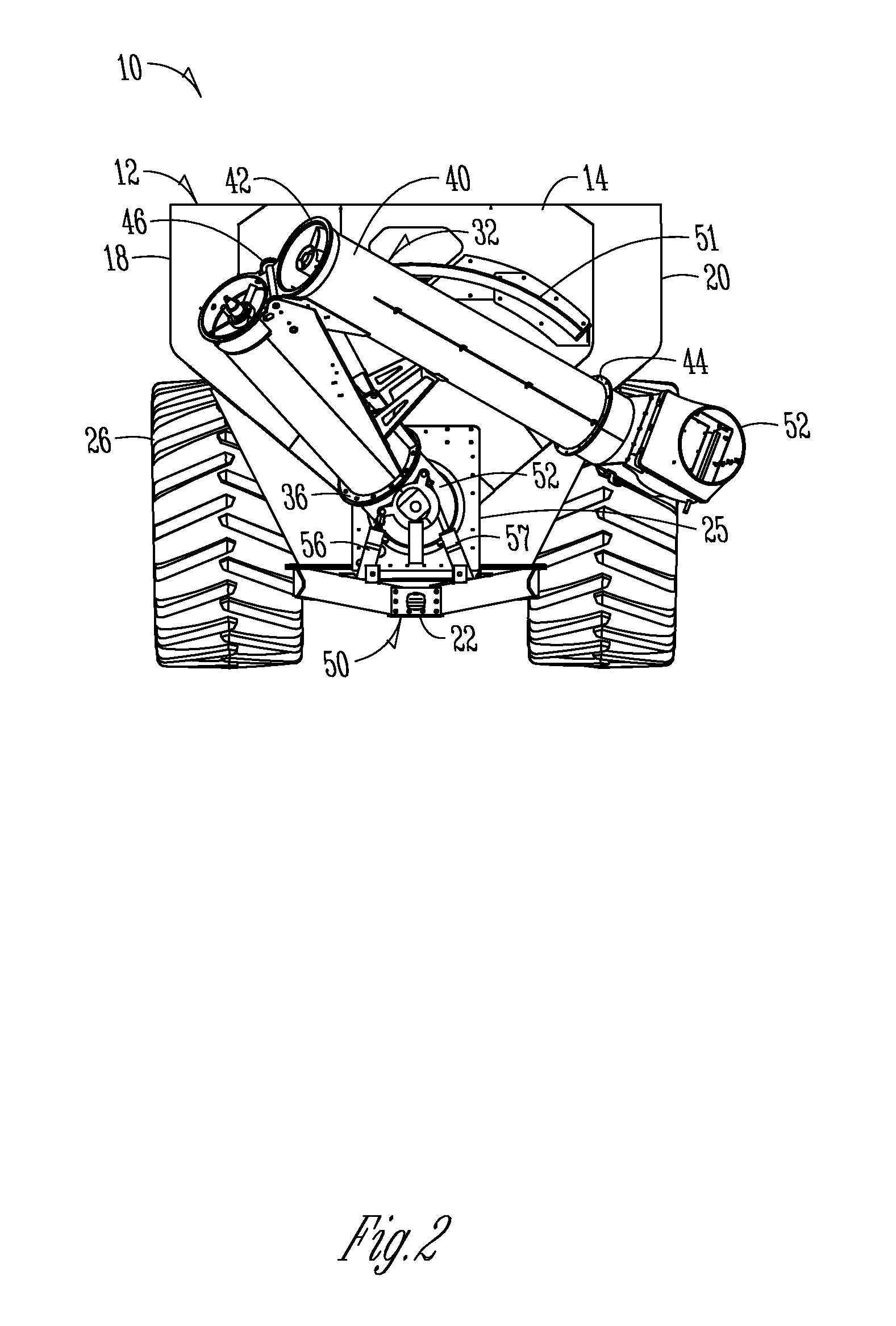 Grain cart with auger delivery on either side