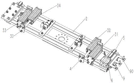 Robot-based bidirectional feed fixture for door panel bending