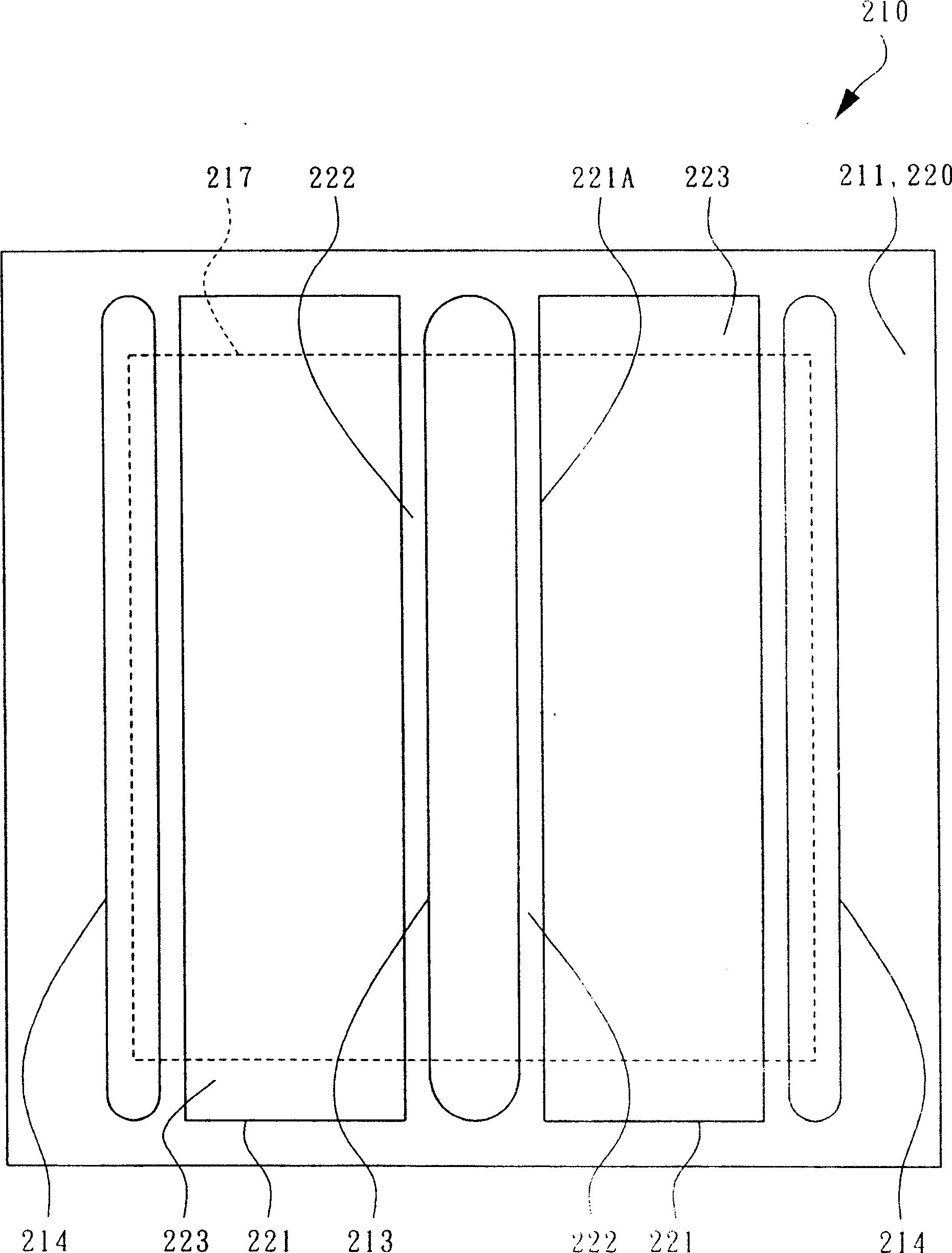 Encapsulation structure for preventing adhesive crystal glue from polluting wafer welding cushion and substrate thereof