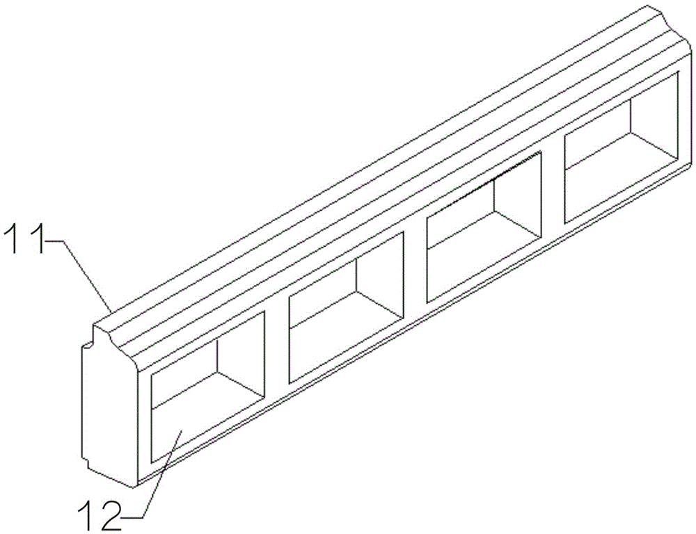 Novel vibration-isolation noise-reduction flexible rail web covering part for modern tram