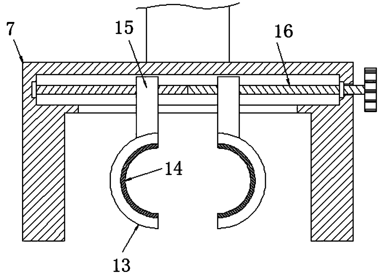 Building rebar rust removal device with high degree of automation