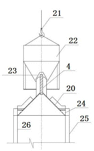 Forming method of self-compacting concrete for pccp tube core