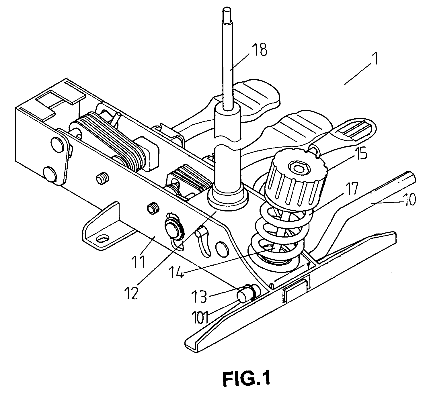 Angle adjusting mechanism for chair