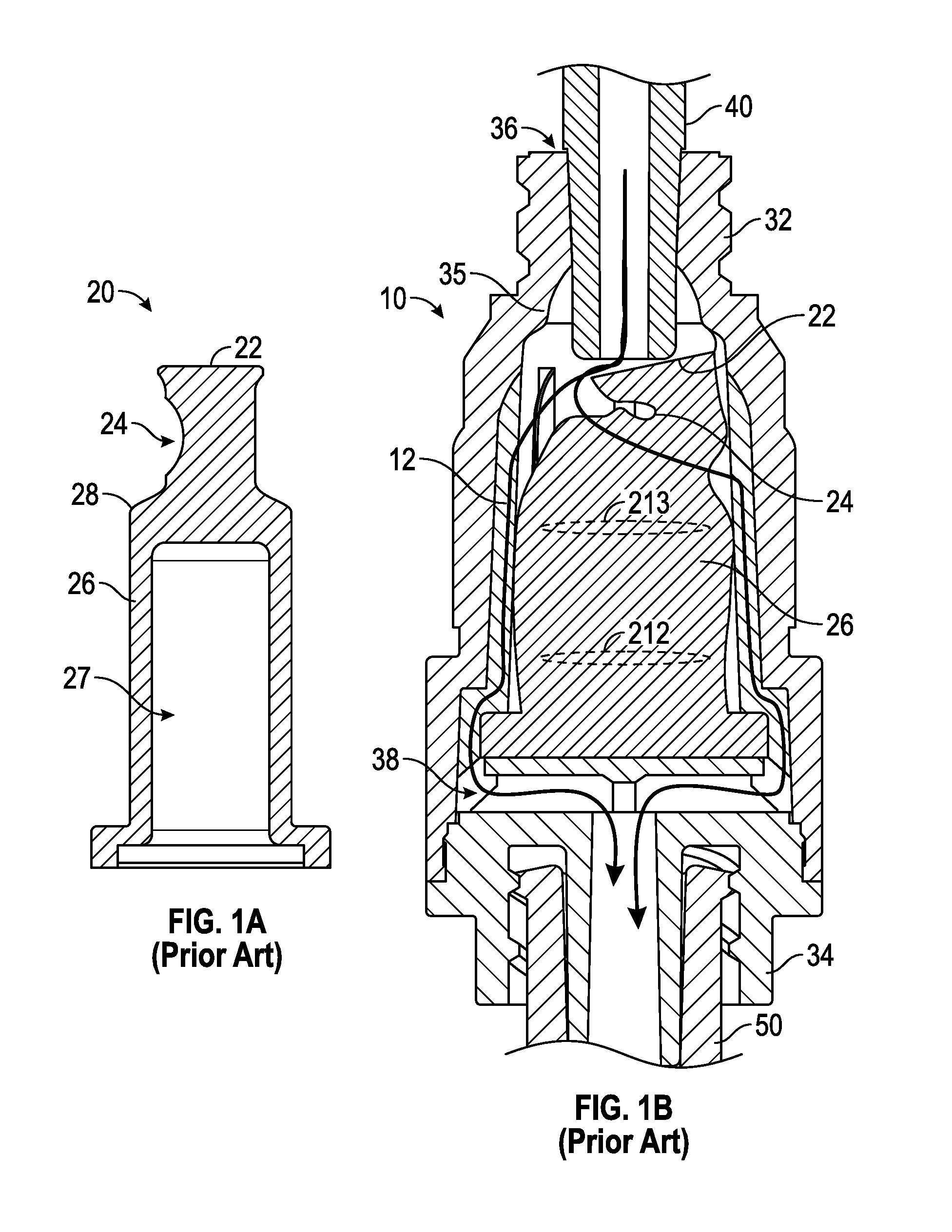 Needleless connector with a tortuous fluid flow path