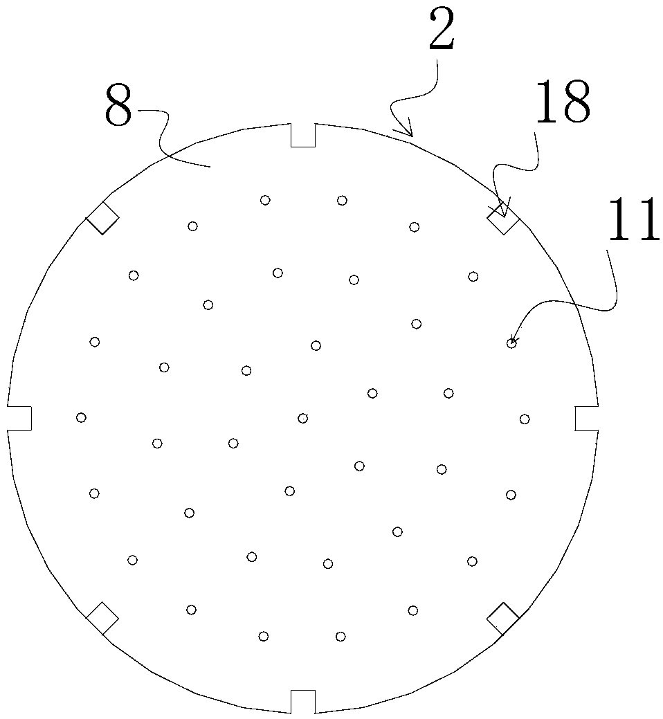 Trickling filter type biofilm reaction tower