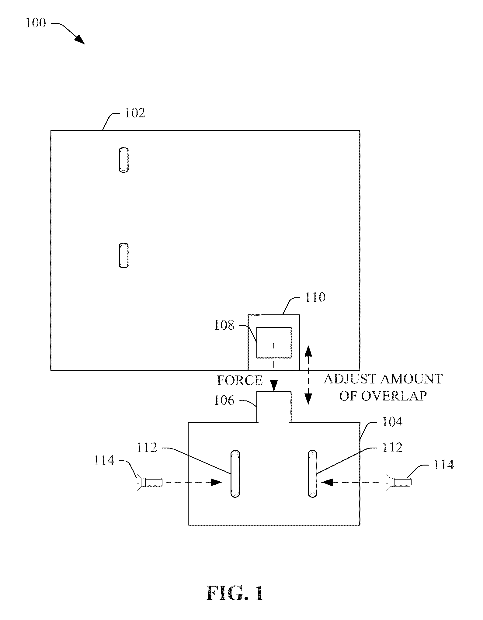 Variable adjustable door latch