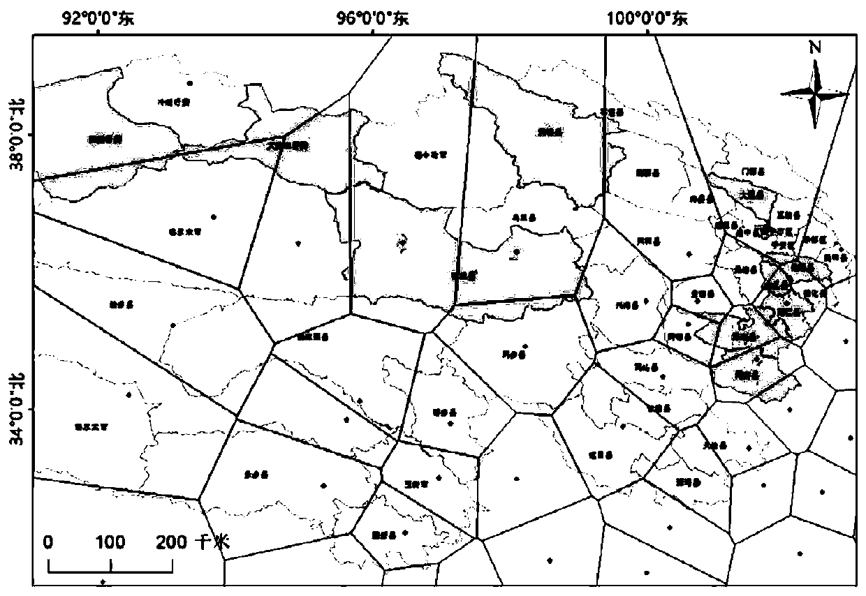 Forest fire danger early warning method based on GIS and meteorological monitoring network