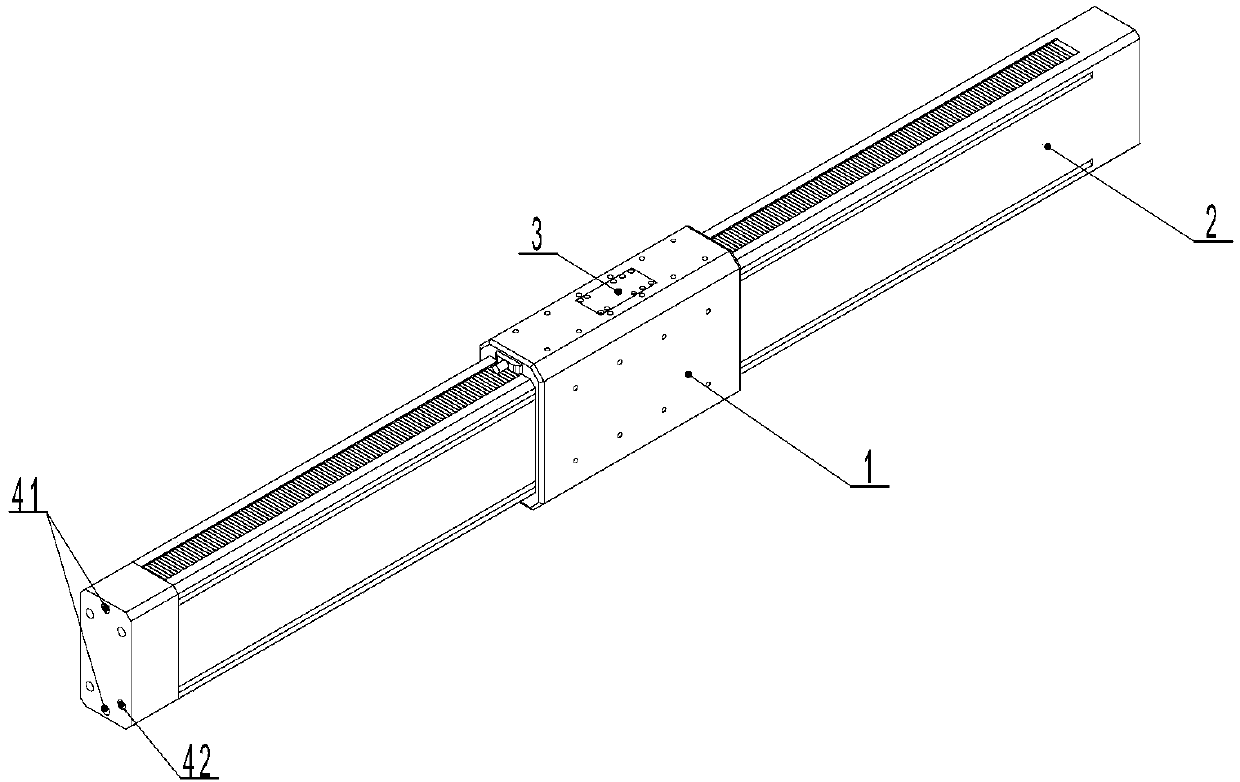 Linear motor module for robot splicing