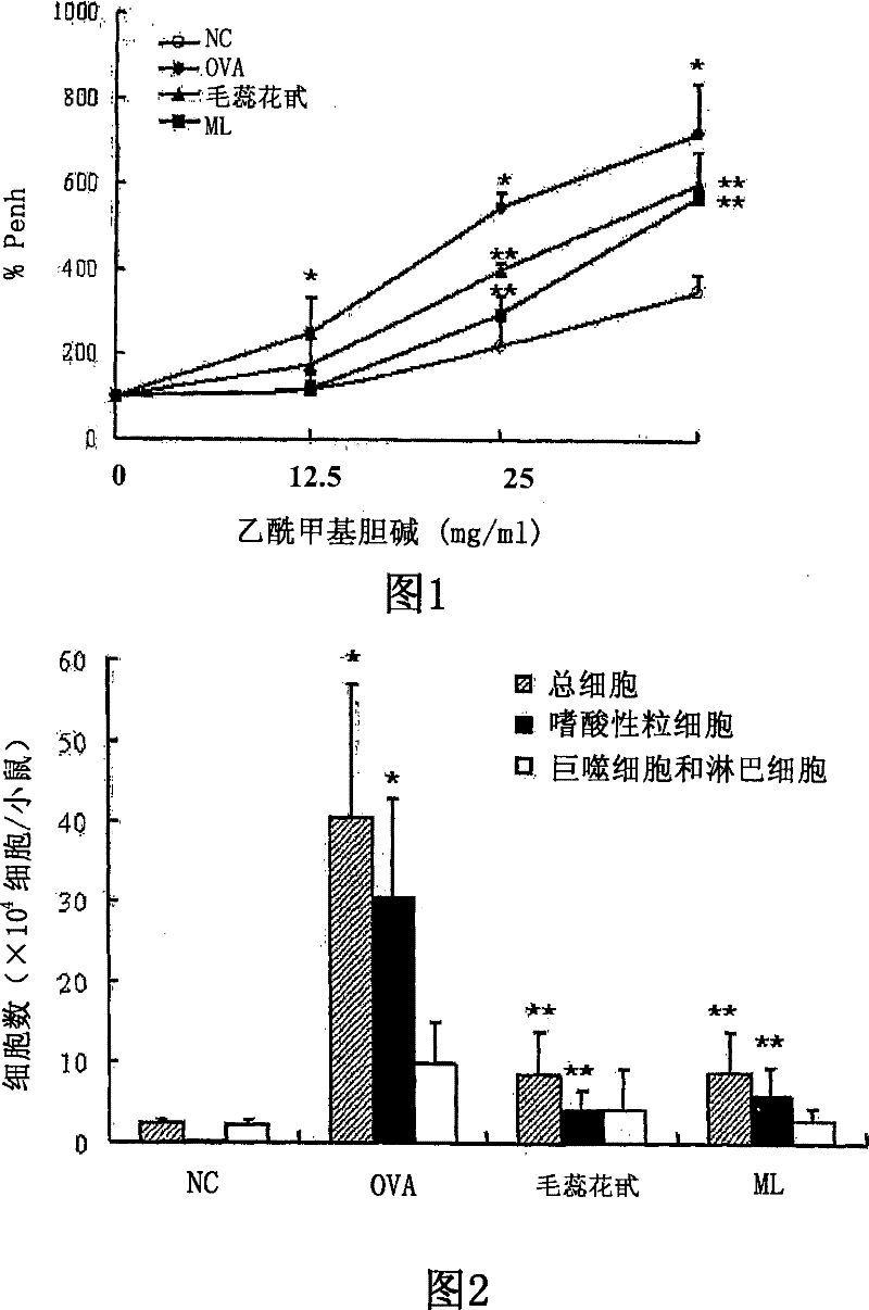 Pharmaceutical composition comprising an extract of pseudolysimachion longifolium and the catalpol derivatives isolated therefrom having antiinflammatory, antiallergic and antiasthmatic activity