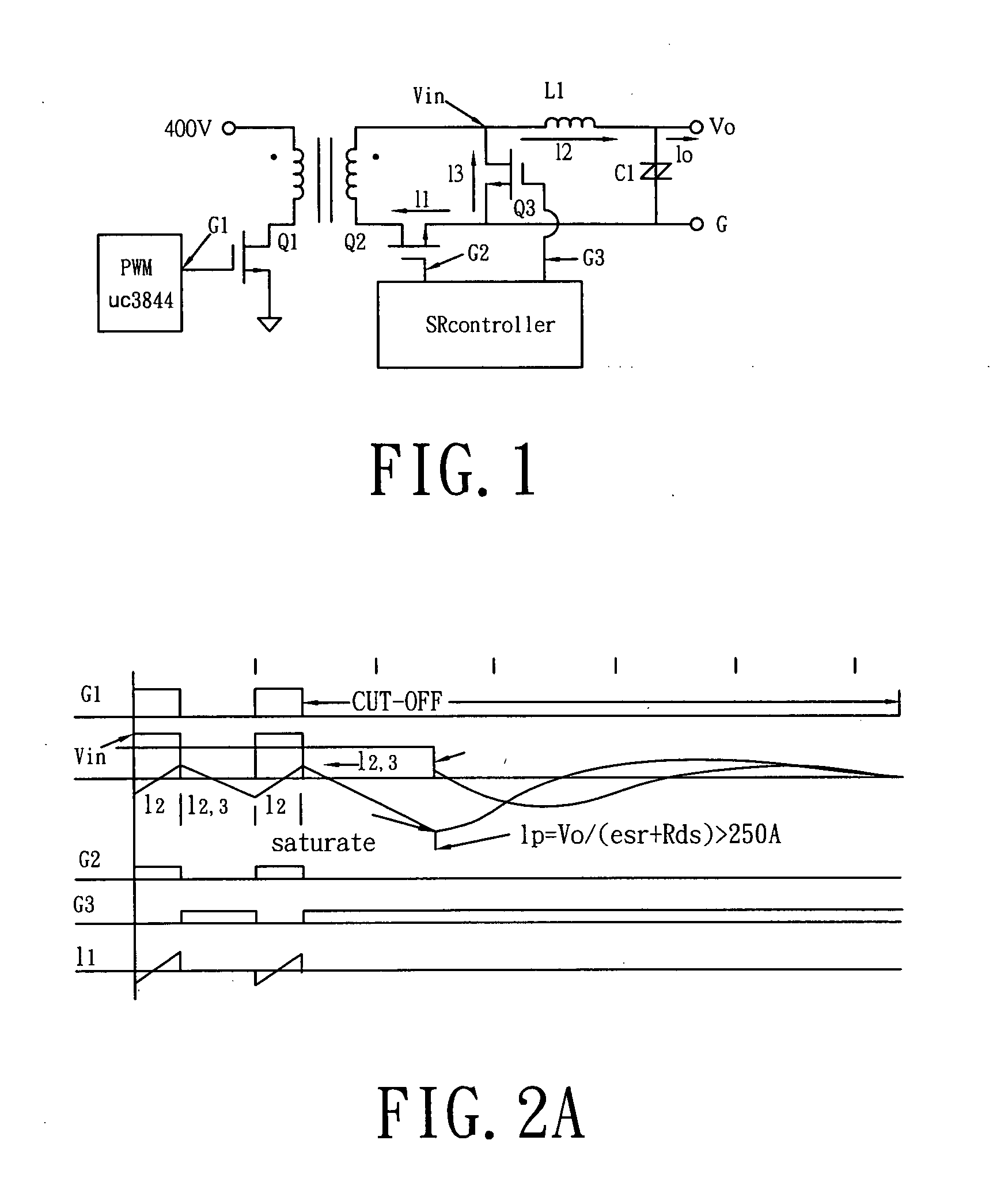 Forward converter with synchronous rectifier and reverse current control