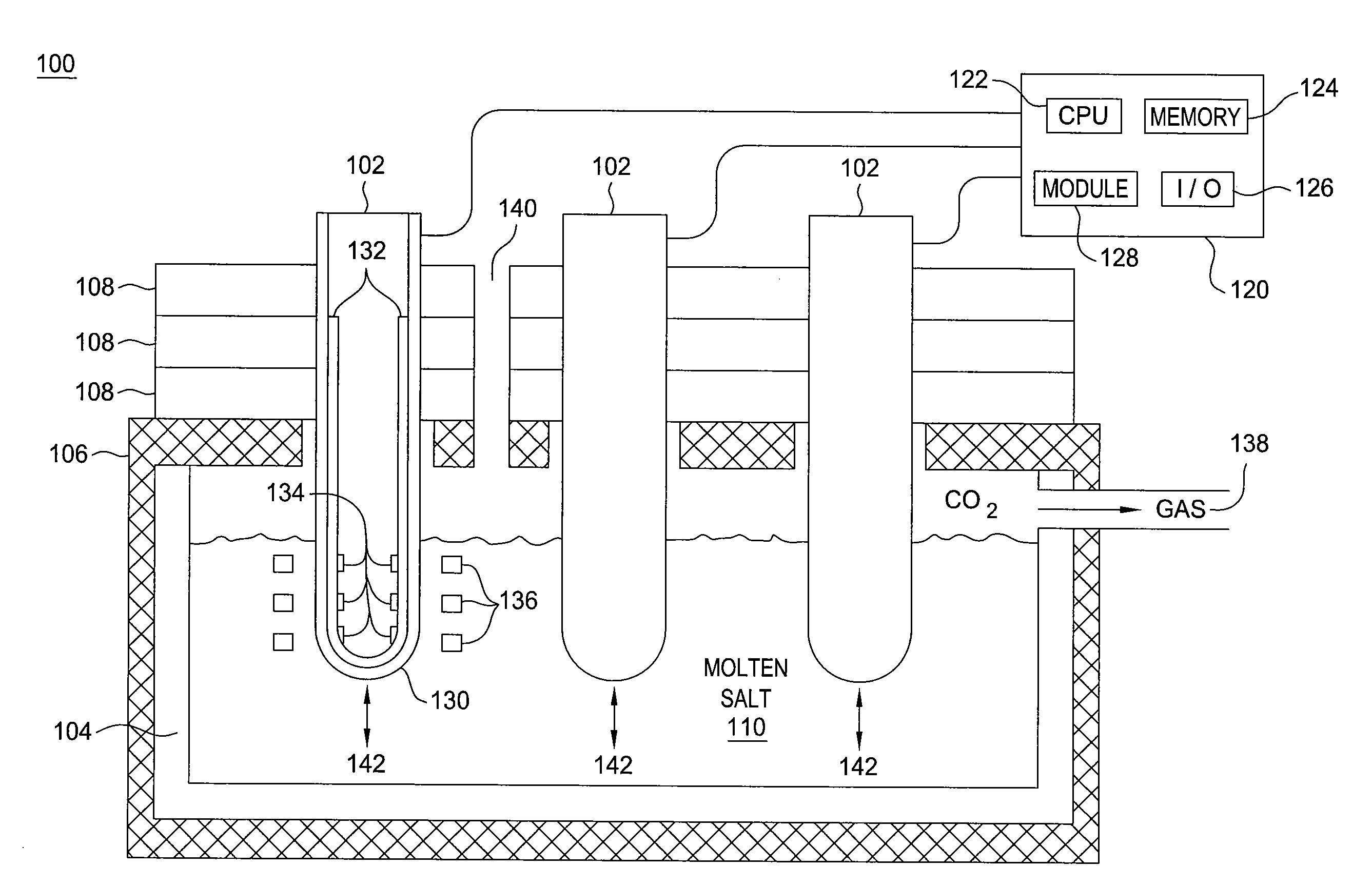 On-line replacement of dcfc tubular elements