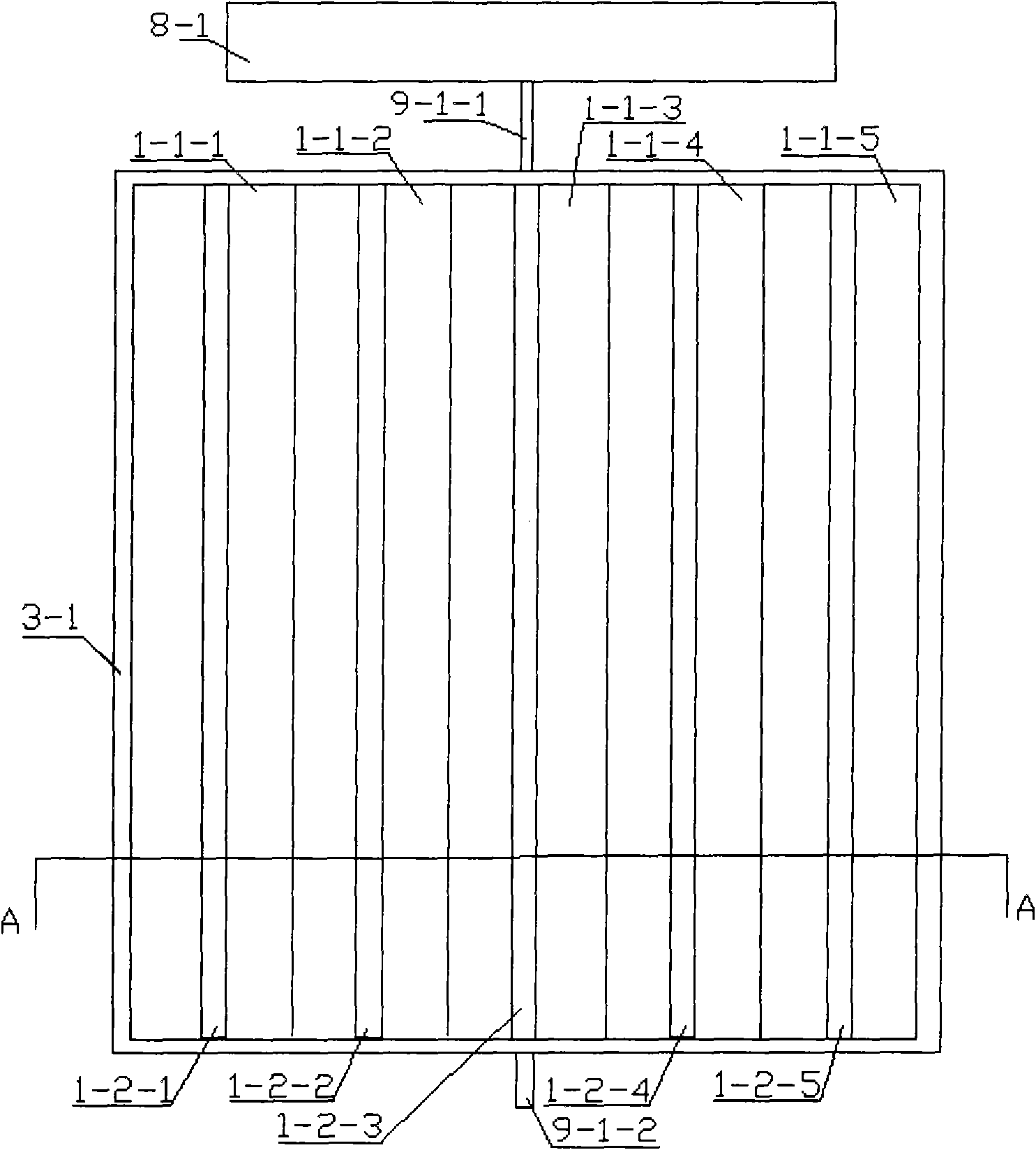 Solar energy thermoelectricity lighting device based on light condensation of parabolic cylinder and lighting of hollow cylinder closed cavity