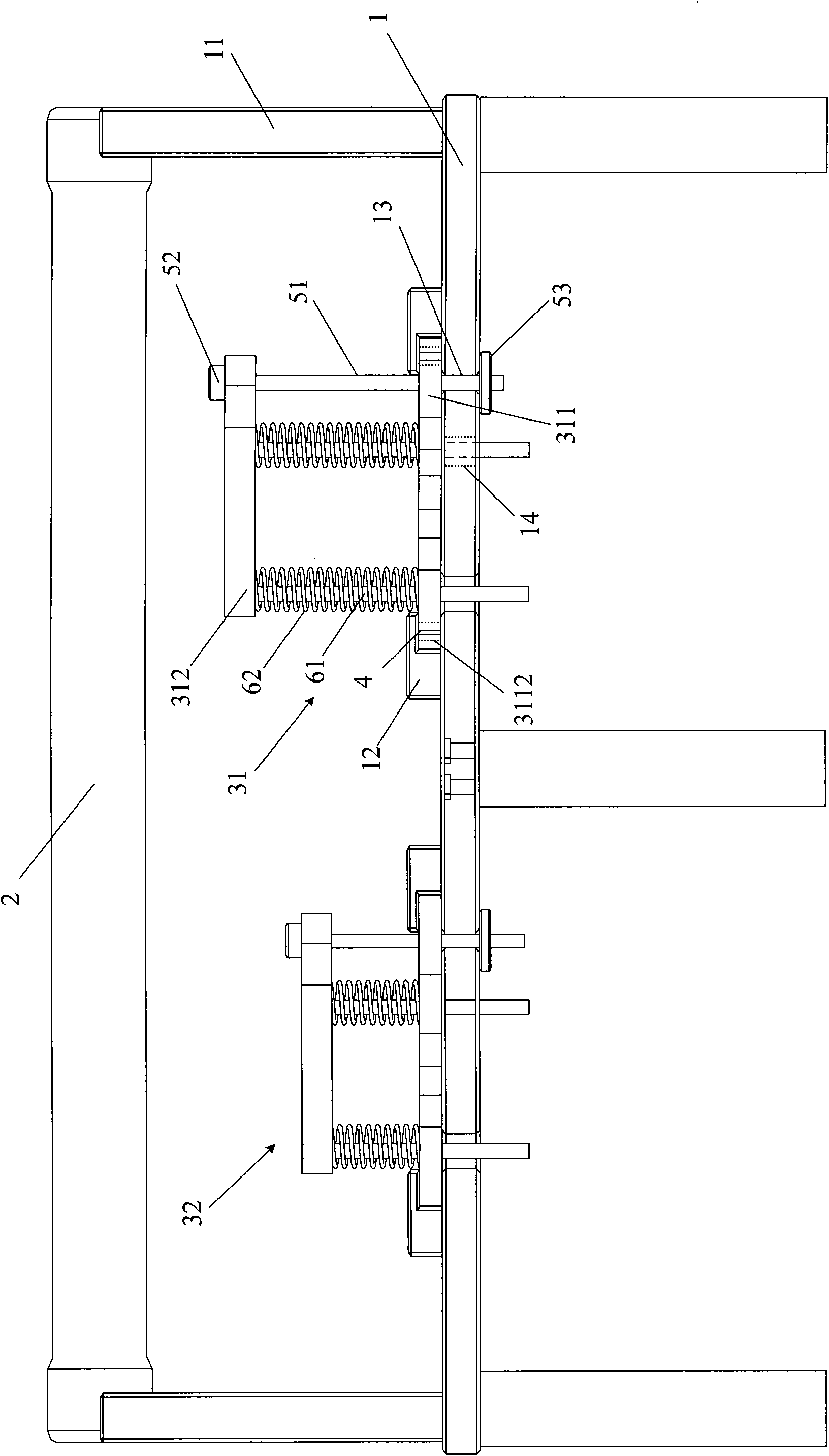 Supporting device and solar energy testing tooling including same