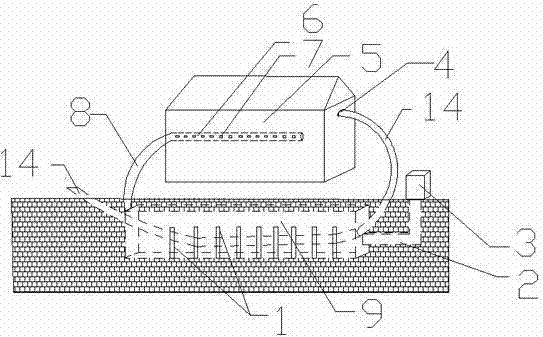 Tunnel type air sterilization energy-saving purifying system