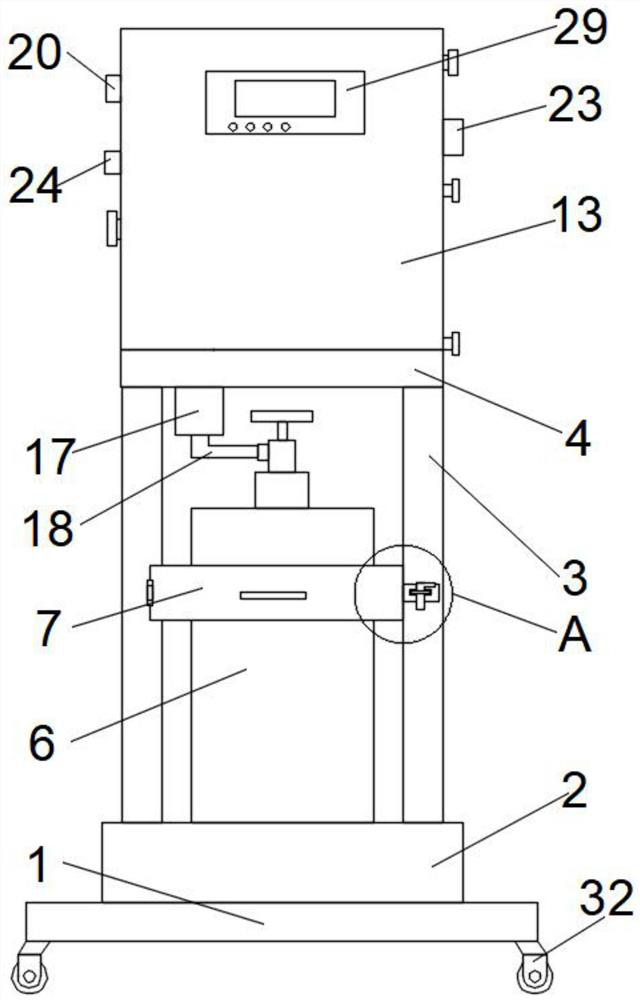 Oxygen conveying apparatus for nursing in department of respiratory medicine