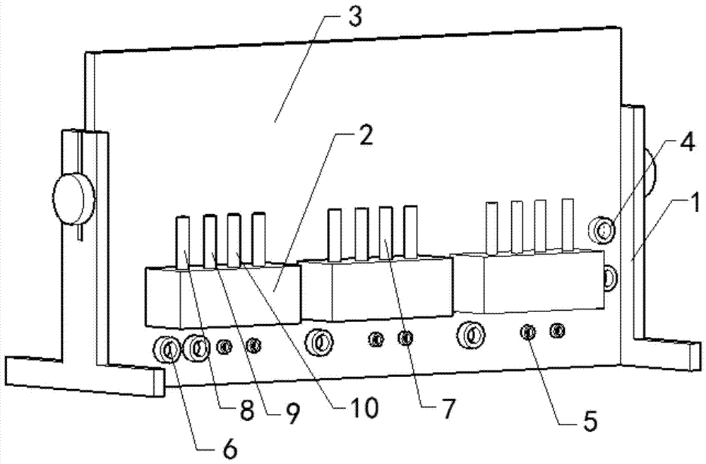 An electric energy meter immunity test device