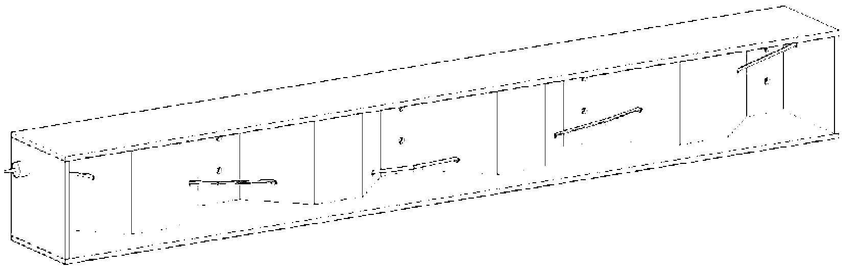 Fabricated prestressed honeycomb web steel beam