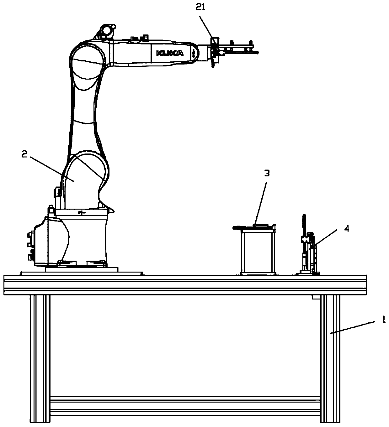 Automatic stripping mechanism for automatically plugging and unplugging USB plug of electronic equipment