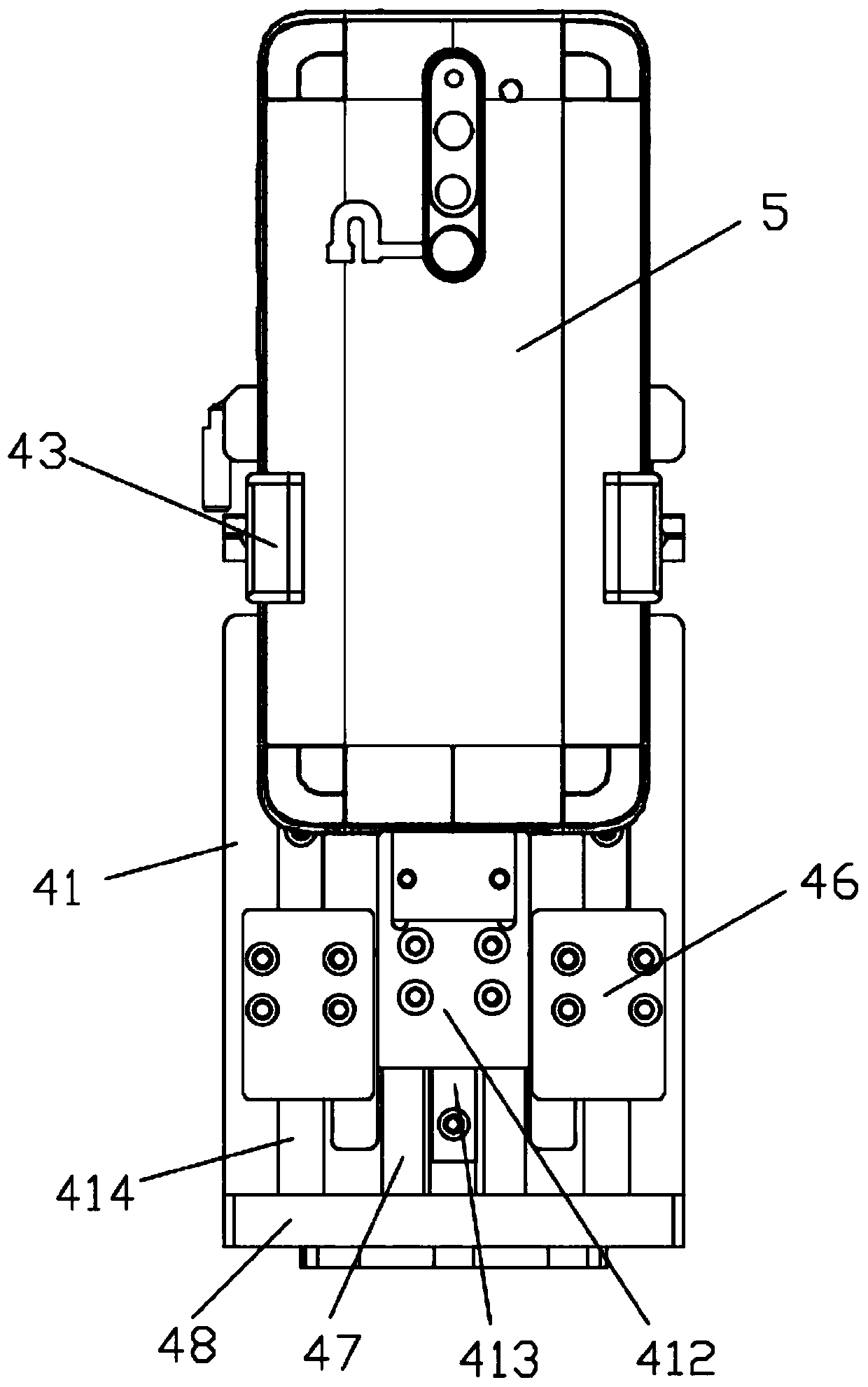 Automatic stripping mechanism for automatically plugging and unplugging USB plug of electronic equipment