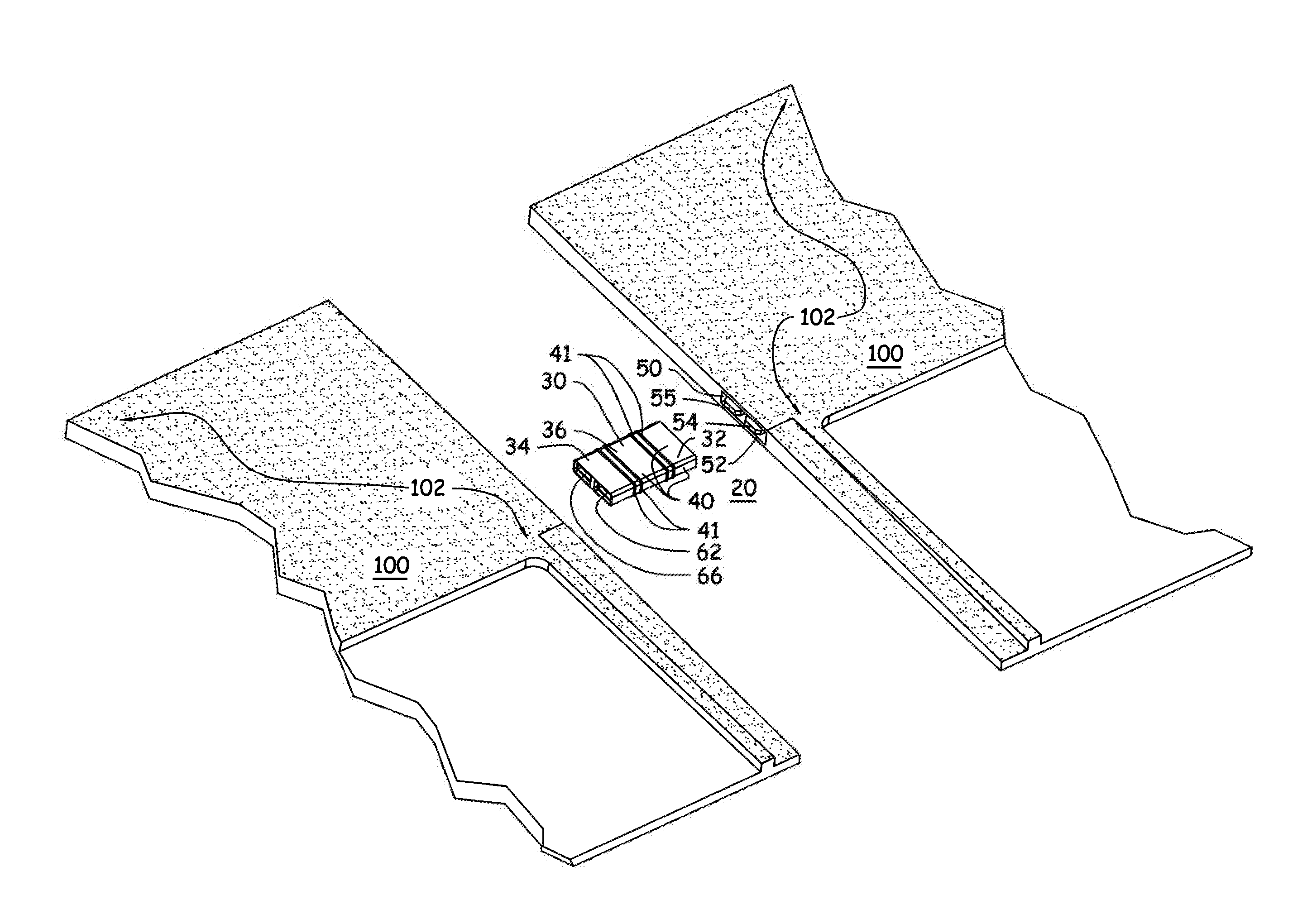 Connector device for building integrated photovoltaic device