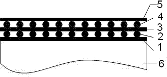 Graphene and metal nanoparticle composite film preparation method