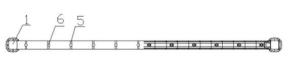 Prefabricated concrete-filled steel tube frame-shear wall and construction method thereof