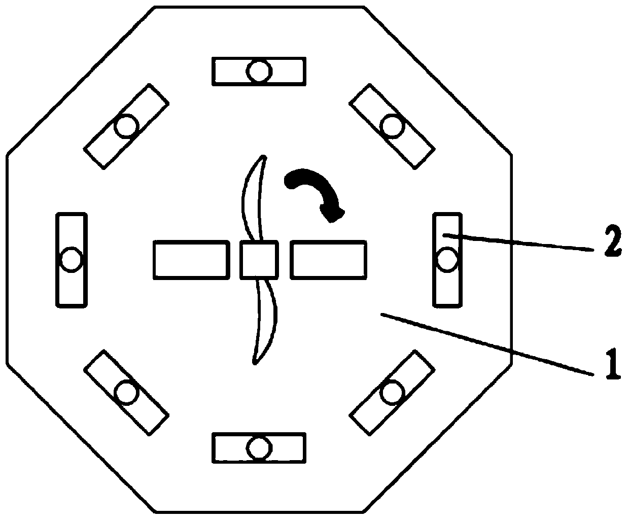 Multi-station forming device for producing paper pulp seedling cup