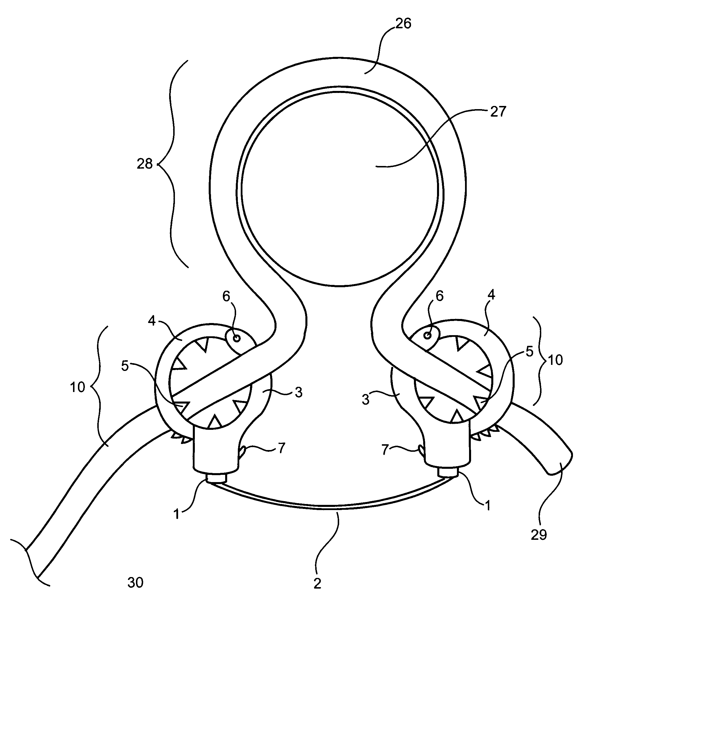 Boat docking rope cuffs