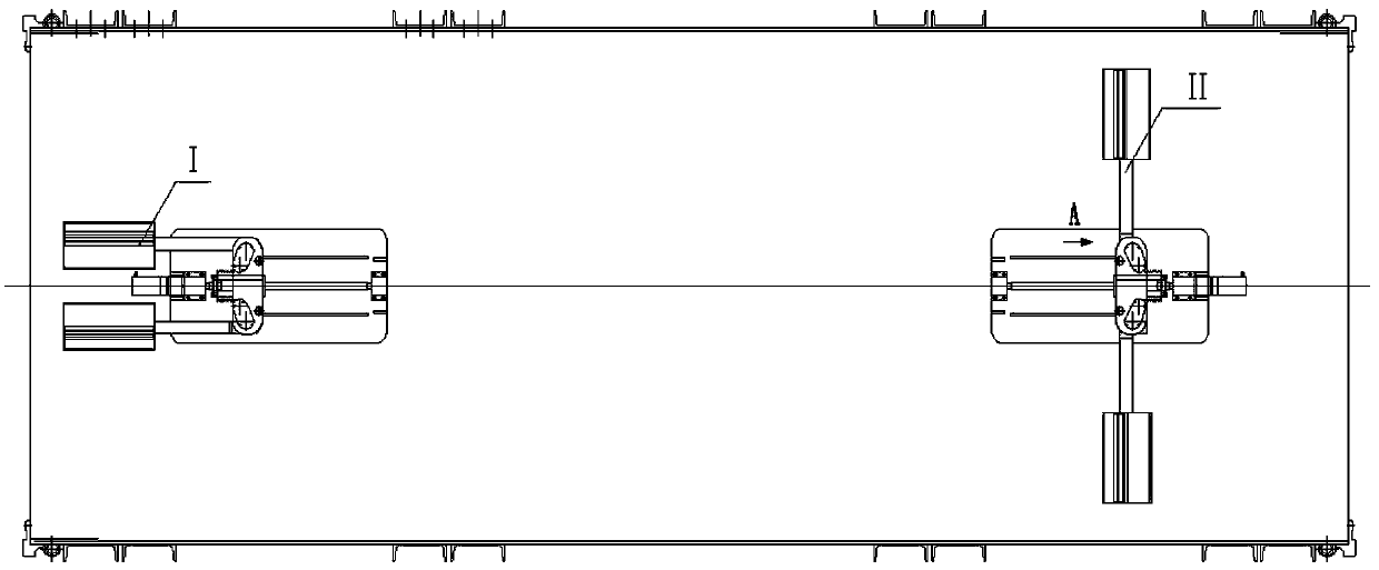 Swing type trackless automatic vehicle stopping device