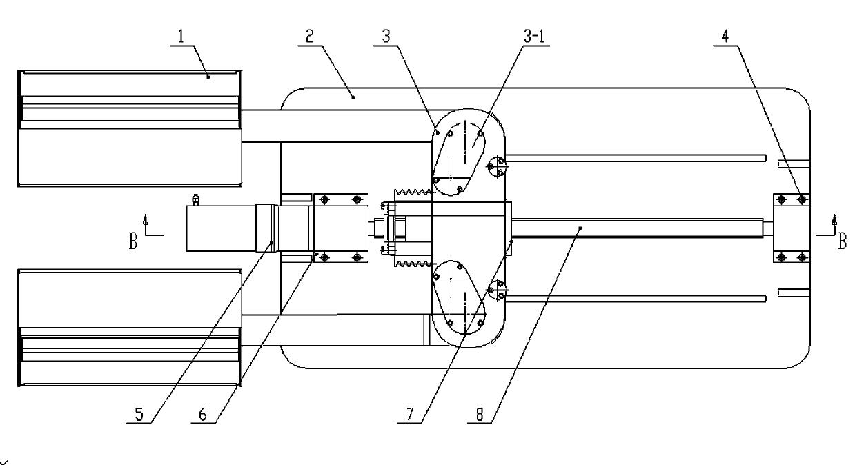 Swing type trackless automatic vehicle stopping device