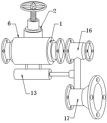 Valve suitable for pipelines with different specifications