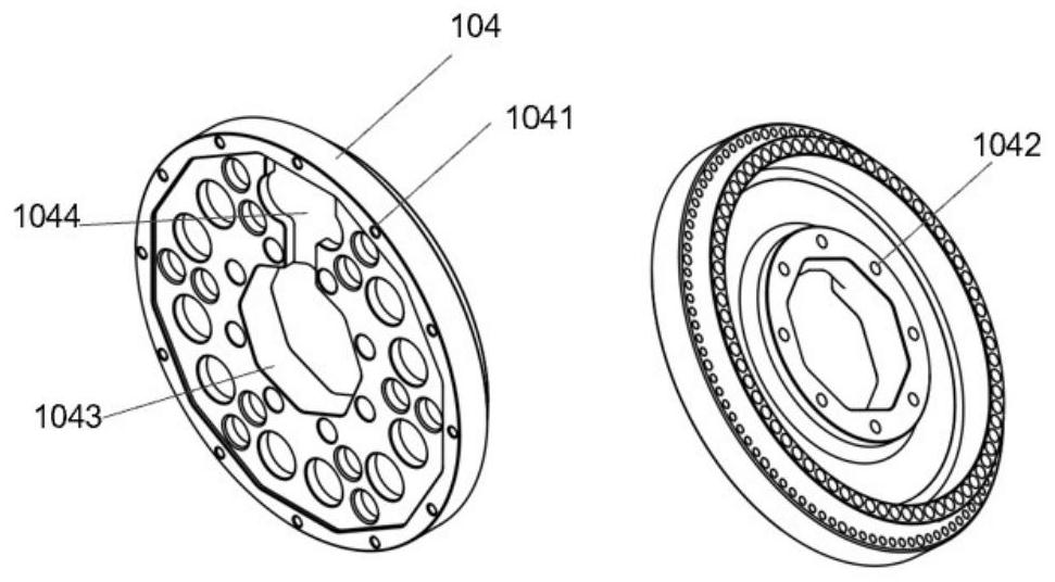 Cable-free three-degree-of-freedom joint module and bionic leg and foot structure