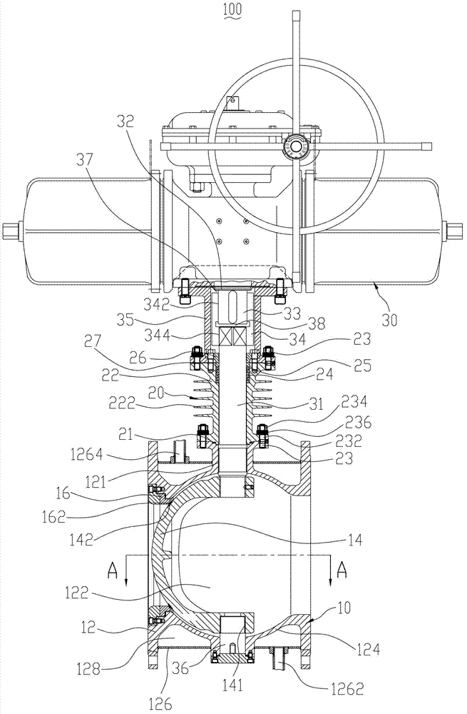 High-temperature discharging valve