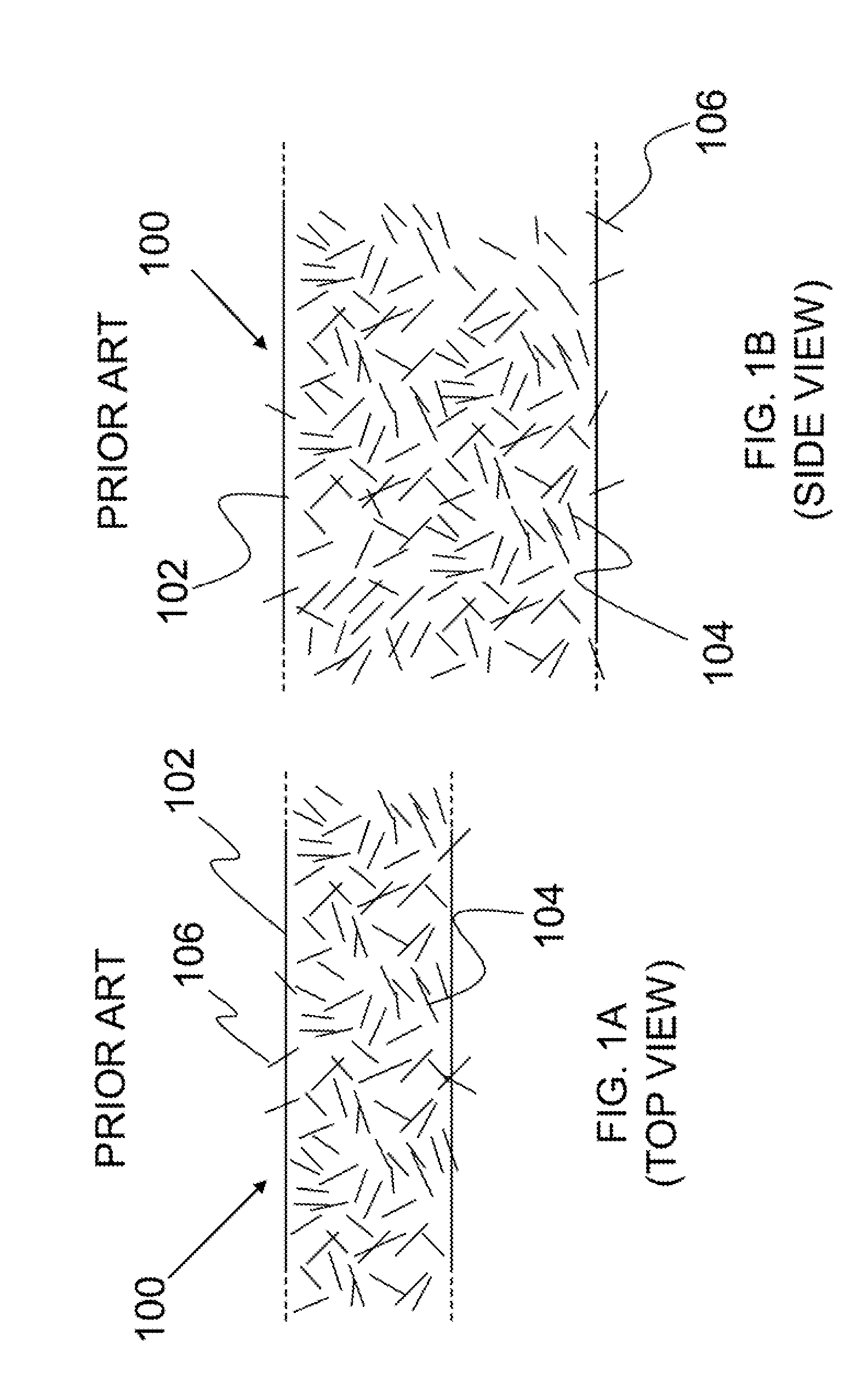 Method for selectively anchoring and exposing large numbers of nanoscale structures