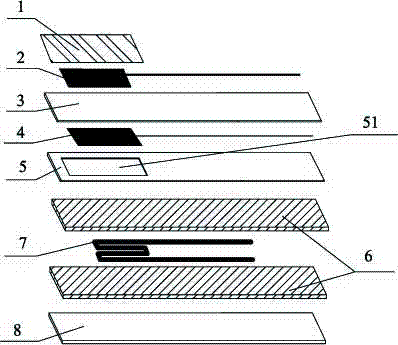 Planar oxygen sensor and method for producing same