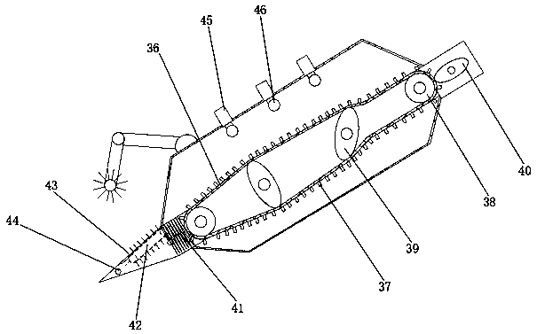 Novel beach garbage cleaning vehicle and a use method thereof