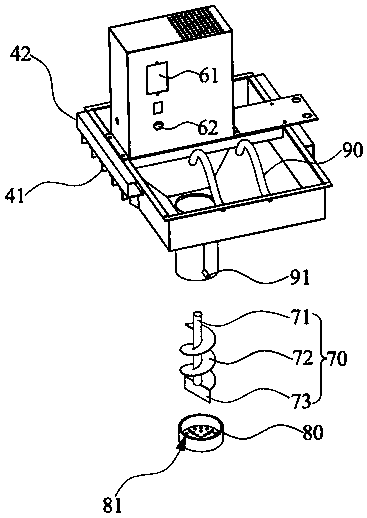 Eccentric colorful medium-sized granulator