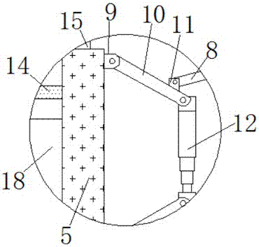 Cutting device with high machining precision and used for machining manhole cover